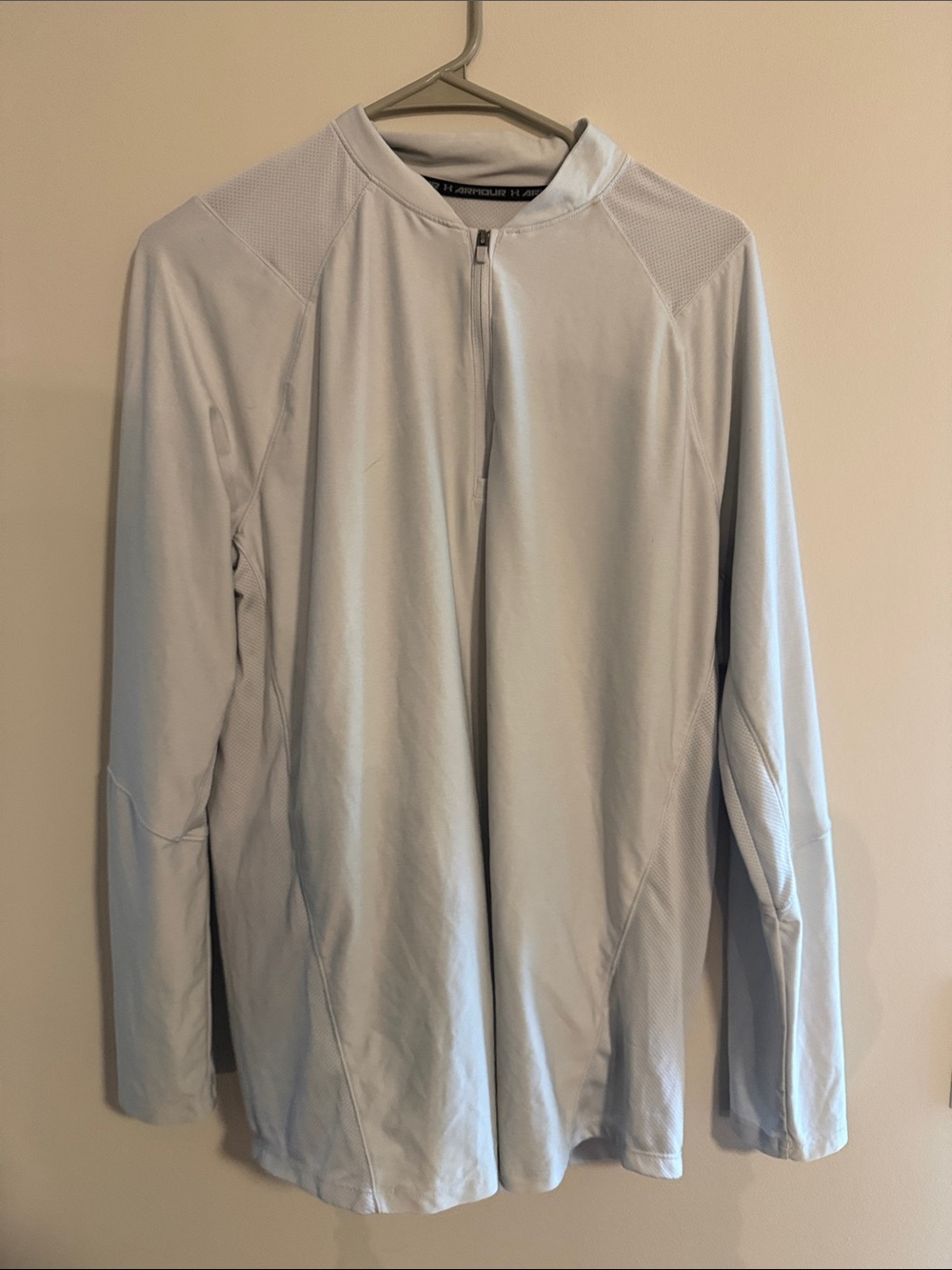 Under Armour Men's Light Gray Performance Quarter-Zip Jacket